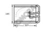 SOMORA 136550 Heat Exchanger, interior heating